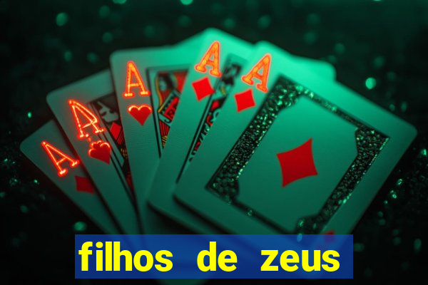 filhos de zeus mitologia grega